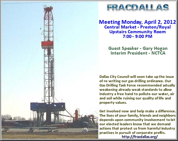 FracDallas meeting April 2, 2012